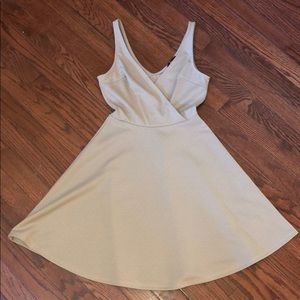 Size XS swing dress in taupe